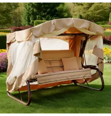 Качели садовые четырехместные Александрия с1497