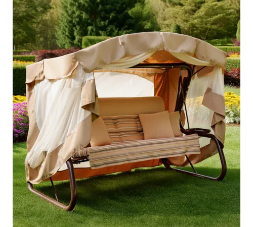 Качели садовые четырехместные Александрия с1497