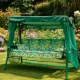Садовые качели трехместные с москитной сеткой, раскладываются в кровать Olsa Варна с1260
