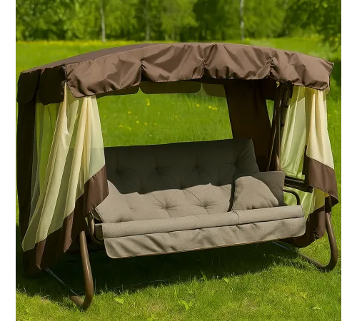 Качели садовые четырехместные  Olsa Саванна с1453