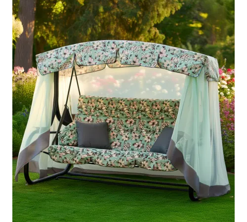 Качели садовые Olsa Турин Премиум FLOWER с1204