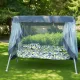 Садовые качели трехместные с москитной сеткой, раскладываются в кровать Olsa Рица с1627