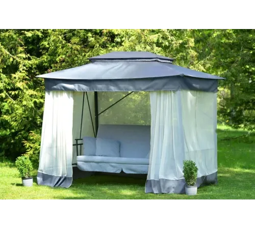 Качели - шатер четырехместные с москитной сеткой Olsa 1456