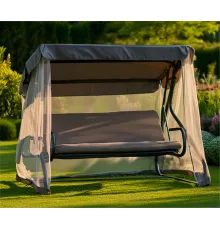 Качели садовые Лючия с москитной сеткой, раскладываются