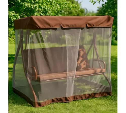 Качели садовые Лючия с москитной сеткой, раскладываются