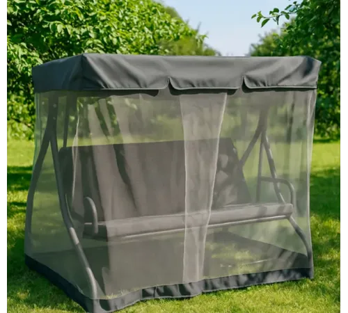 Качели садовые Лючия с москитной сеткой, раскладываются