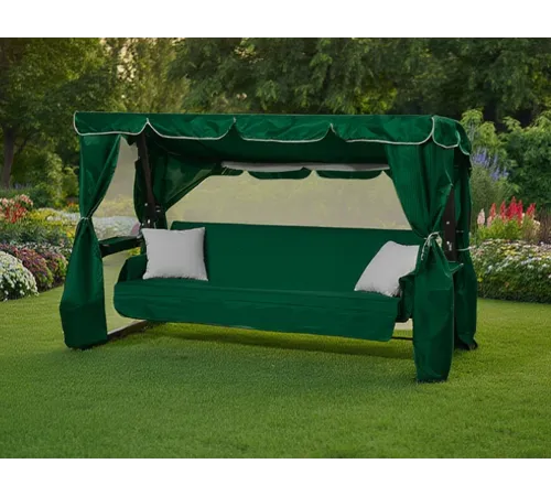 Качели садовые РусКемпинг Нирвана Premium (зеленый)