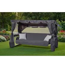 Качели садовые РусКемпинг Нирвана Premium (графит)